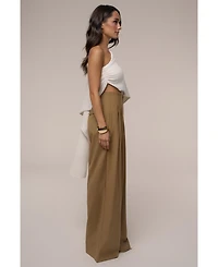 Jluxlabel Women's Polished Pleat Trouser