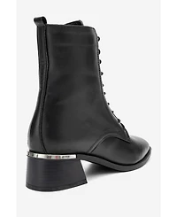 Forever & Always Shoes Avia Leather Block Heel Boot (Women)