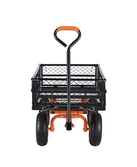 Sugift Heavy-Duty Garden Cart with 880 lbs Capacity & 10-inch Wheels