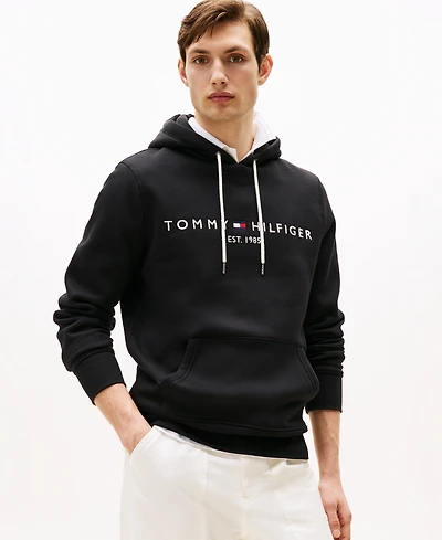 Tommy Hilfiger Men's Embroidered Logo Hoodie