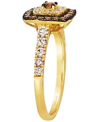 Le Vian Nude Diamond (0.43 ct. t.w.) & Chocolate Diamond (0.34 ct. t.w.) Ring in 14k Honey Gold
