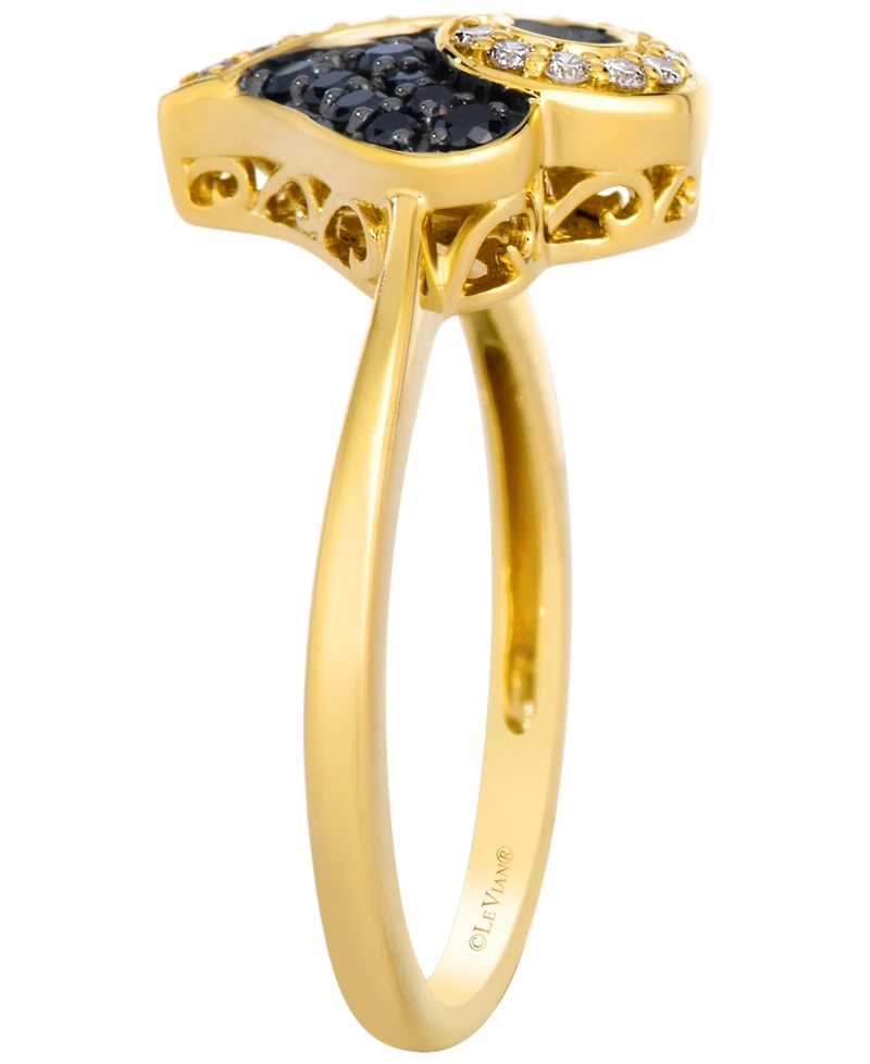 Le Vian Blackberry Diamond (0.17 ct. t.w.) & Vanilla Diamond (0.105 ct. t.w.) Ring in 14k Honey Gold