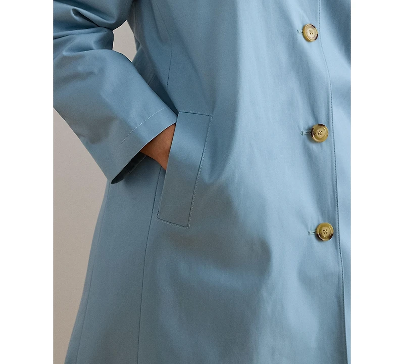 Lauren Ralph Plus Hooded Raincoat
