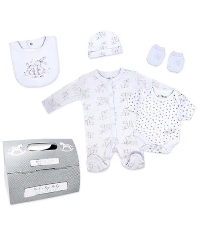 Rock-a-Bye Baby Boutique Girls' Layette Gift, 7-Piece Set