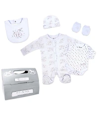 Rock-a-Bye Baby Boutique Girls' Layette Gift, 7-Piece Set