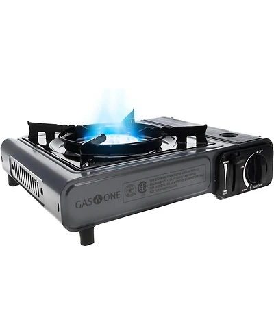 Aofar Portable Butane Camping Stove with Case: Automatic Ignition, Precise Heat Control - Camping & Tailgating and Outdoor Cooking