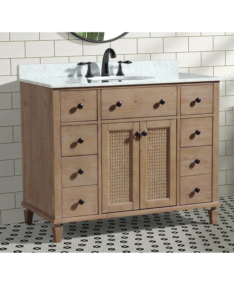 Ari Bath 42" Annie, Weathered Fir Finish