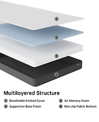 Spring Air Foam 10" Medium Tight Top Mattress, King