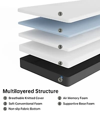 Spring Air Foam 12" Plush Tight Top Mattress, Twin