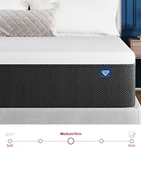 Spring Air Foam 12" Plush Tight Top Mattress, Twin Xl