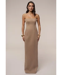 Jluxlabel Women's Madison Suede Maxi Dress
