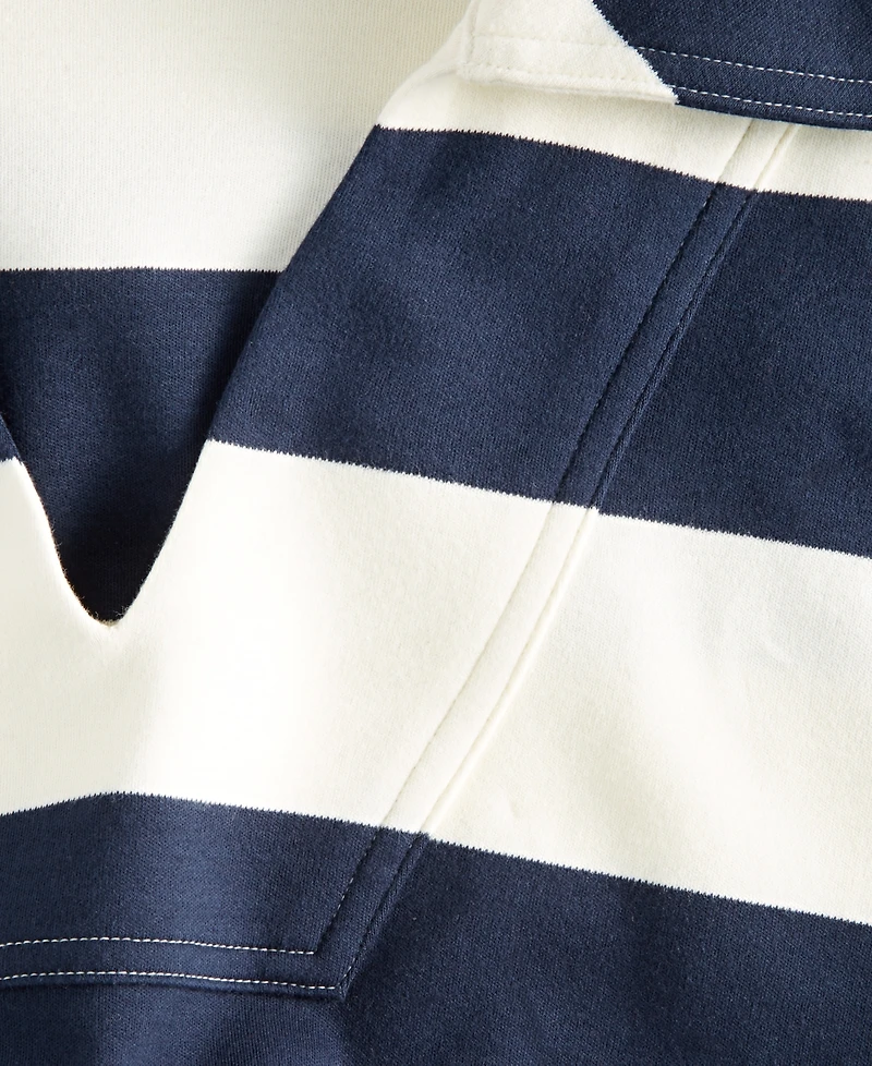 On 34th Women's Striped Interlock Knit Sailor Collar Top, Macy's Exclusive