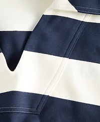On 34th Women's Striped Interlock Knit Sailor Collar Top, Macy's Exclusive
