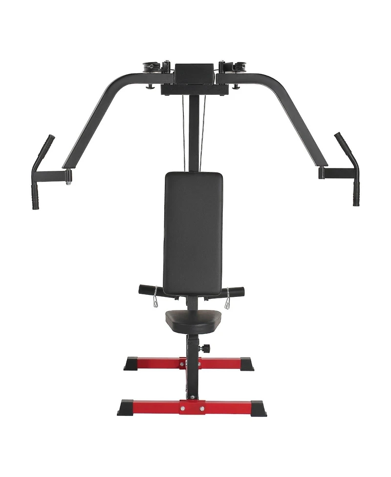 Sugift Chest Fly Machine Adjustable Rear Delt and Fly Trainer for Home Gym 450 Lb