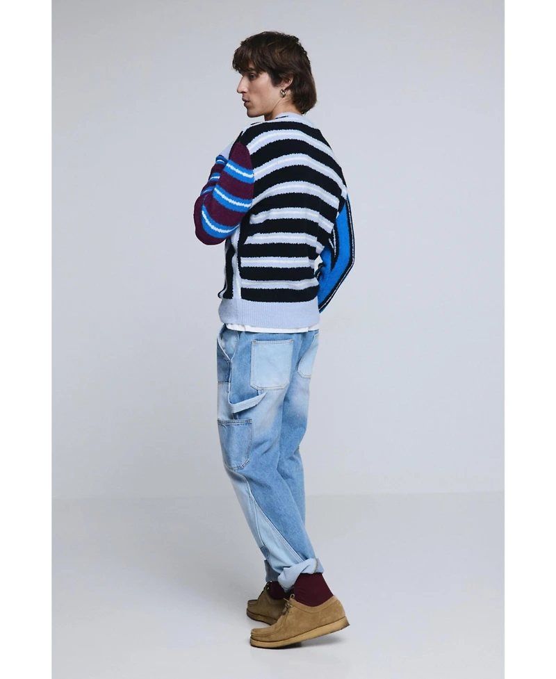 Desigual Men's Multistripe sweater