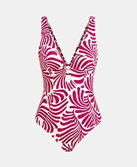 Cupshe Women's Classic One-Piece Swimsuit with Back O-Ring Detail