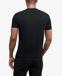 Xray Men's Crew Rib Neck Checkered Sweater