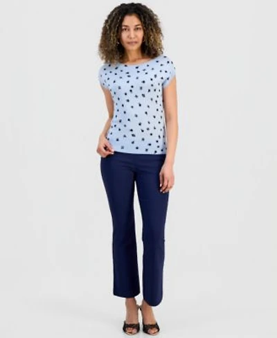 I.N.C. International Concepts Petite Cap Sleeve Sweater Mid Rise Bootcut Pants Macys Exclusive