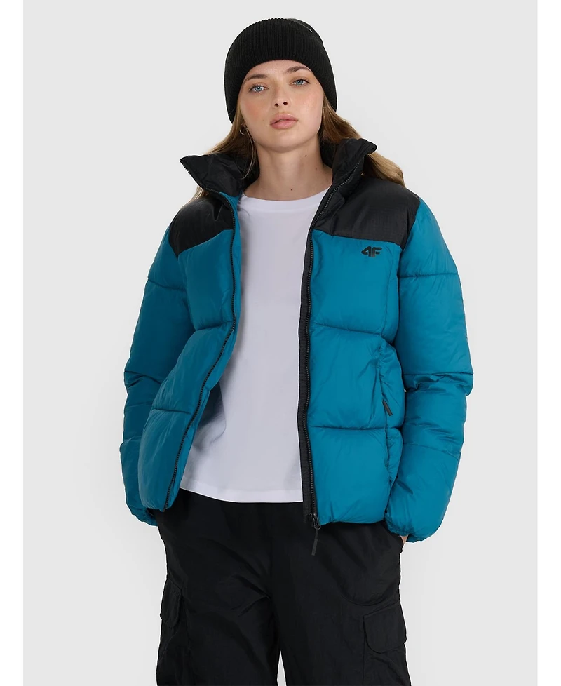 4F Women's padded jacket with synthetic filling