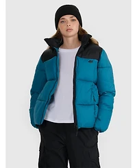 4F Women's padded jacket with synthetic filling