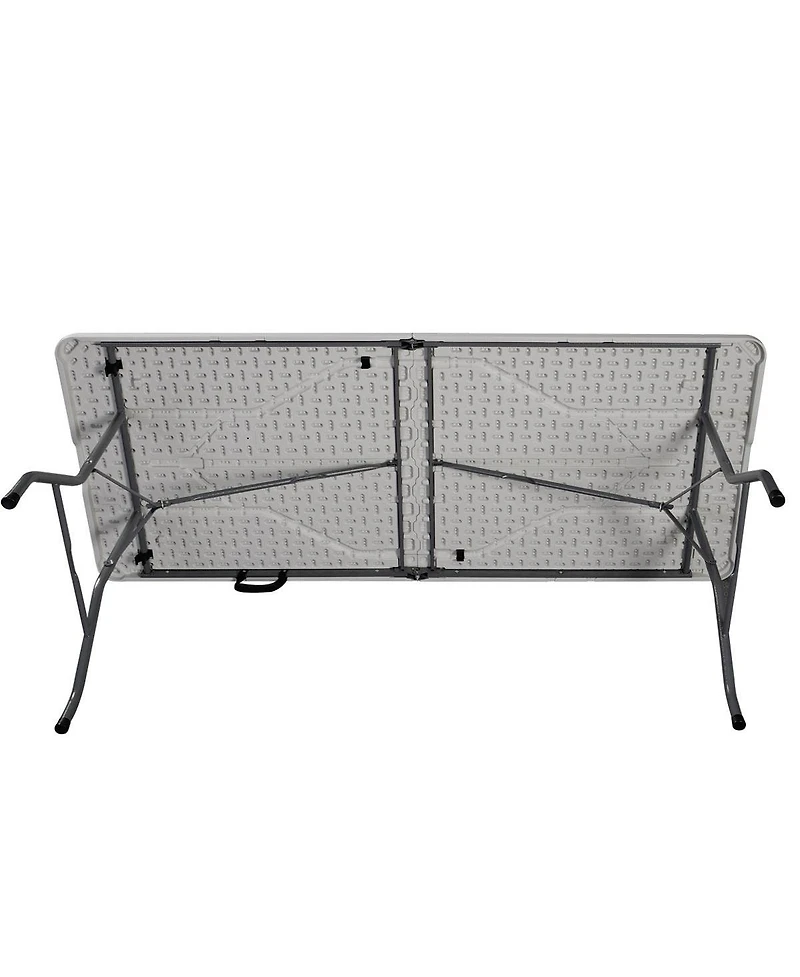 Costway 6' Folding Table Portable Plastic Indoor Party DiningTables