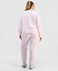 Full Circle Trends Trendy Plus Miami Crew Fleece Sweat Set