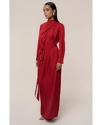 Jluxlabel Women's Victoria Satin Maxi Dress