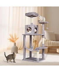 Cozito 56.2" Multi-Level Cat Tree with Condo