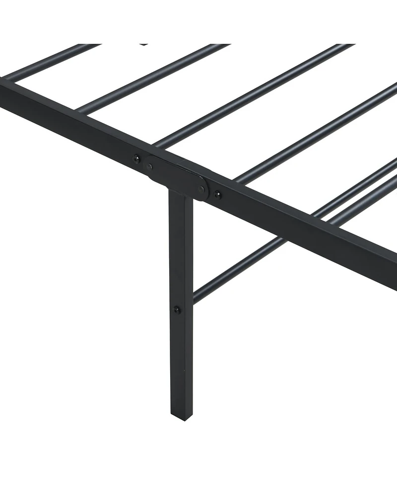 Streamdale Furniture Twin Black Metal Bed Frame- Heavy Duty, Quiet, Easy Assembly