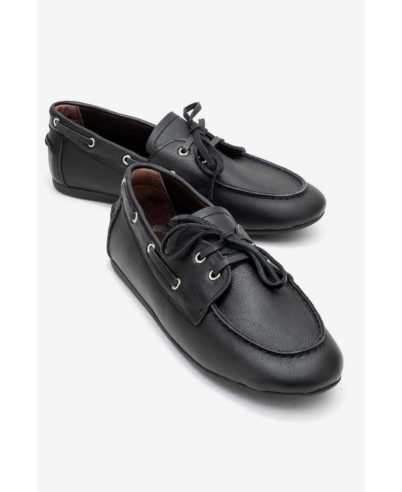 Forever & Always Shoes Serelis Leather Lace Up Loafer (Women)