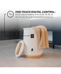 Pursonic Luxury Towel Warmer with One-Touch Digital Control Panel