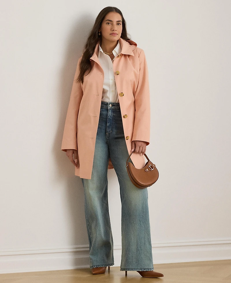 Lauren Ralph Women's Hooded Raincoat