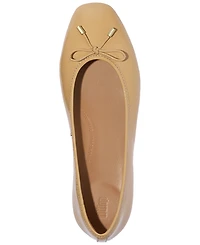 FitFlop Women's Delicato Bow Textured Patent-Leather Ballet Flats