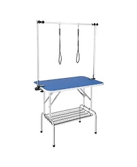 Cozito Foldable Pet Grooming Table with Double Arms, 36" x 24", Holds up to 330 lbs