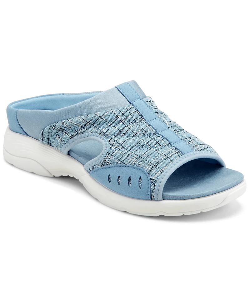 Easy Spirit Women's Traciee Lightweight Flat Easy-On Sandals