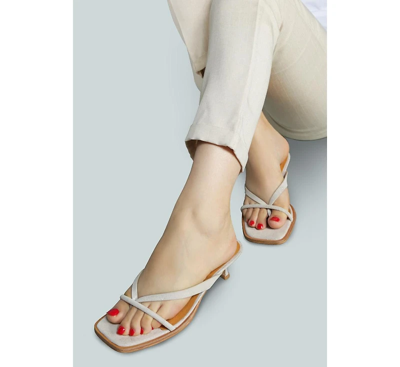 Winslet Womens Heeled Thong Sandal