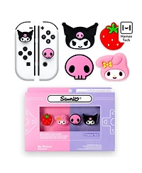 Hamee Hello Kitty and Friends Thumb Grips Compatible with Nintendo Switch Oled/Switch Lite, Character Joystick Grip Cover Caps
