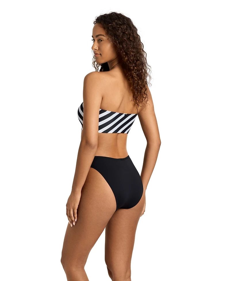 Lauren Ralph Women's Longline Bandeau Swimsuit Bra
