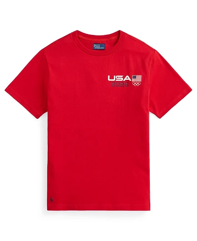 Polo Ralph Lauren Boys' 8-20 Team Usa Graphic Print Crewneck T-Shirt