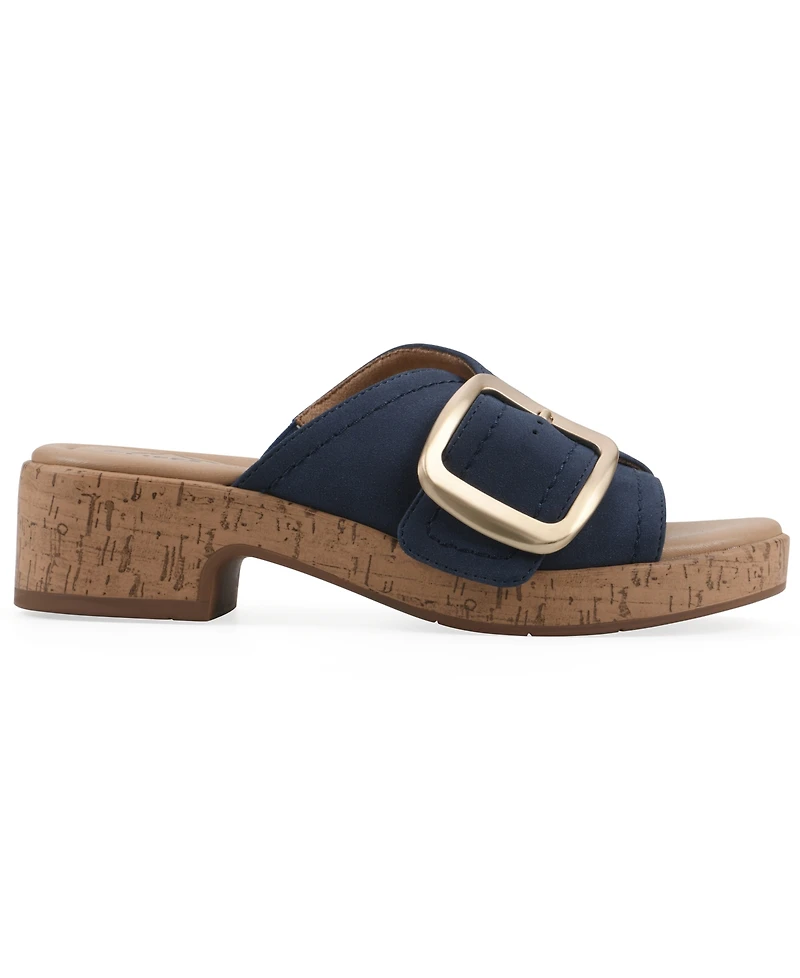 Cliffs by White Mountain Women's Filipa Block Heel Sandals