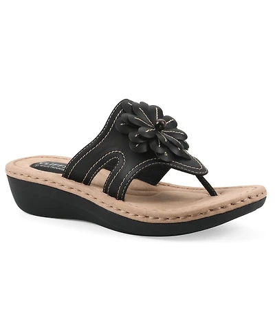 Cliffs by White Mountain Women's Cashlyn Flower Sandals