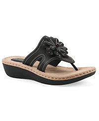 Cliffs by White Mountain Women's Cashlyn Flower Sandals