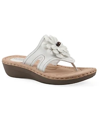 Cliffs by White Mountain Women's Cashlyn Flower Sandals