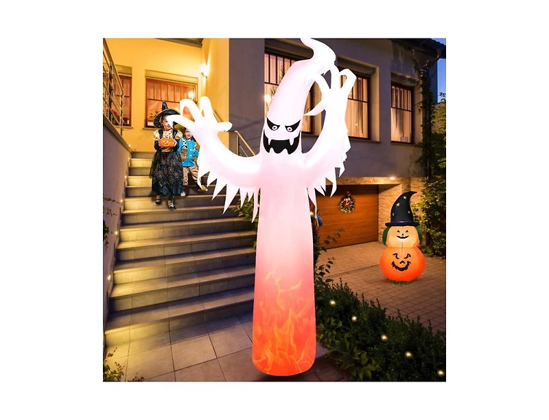 Mondawe 12 ft Halloween Inflatable Decoration with Built-in Led Lights
