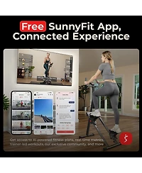 Sunny Health & Fitness Foldable Smart Cardio Step Climber