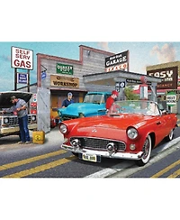 SunsOut Red Oak Service Station 500 piece Jigsaw Puzzle for Adults