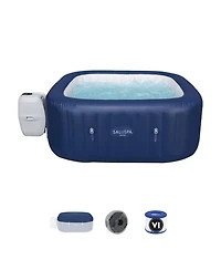 SaluSpa Bestway Hawaii 4 Person Smart AirJet Inflatable Hot Tub with App Control