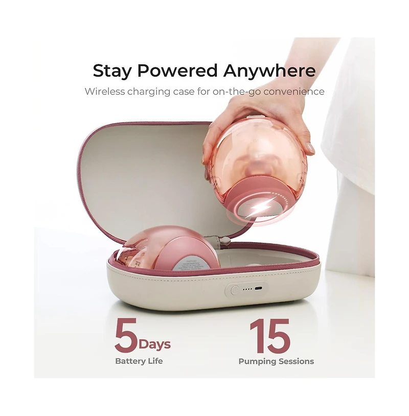 Momcozy Air 1 Ultra-Slim Wearable Electric Breast Pump Set