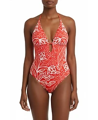 Jessie Zhao New York Women's Ember Reversible One Piece Swimsuit
