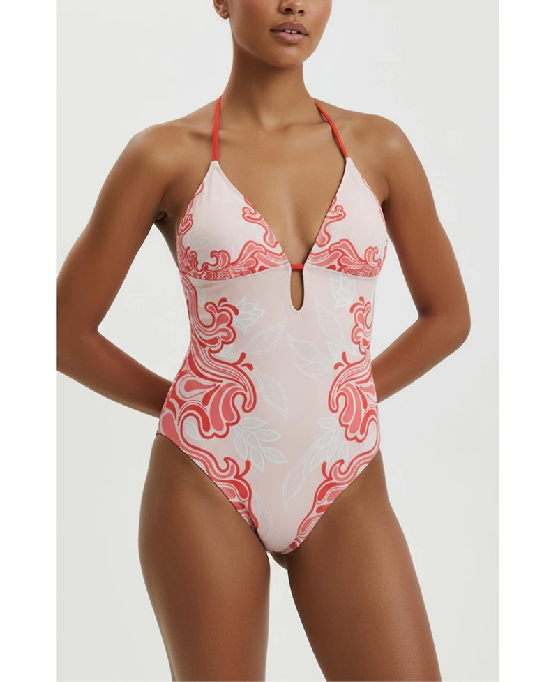 Jessie Zhao New York Women's Ember Reversible One Piece Swimsuit